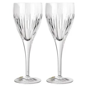 (2) Waterford KIRIN Crystal Wine Glasses